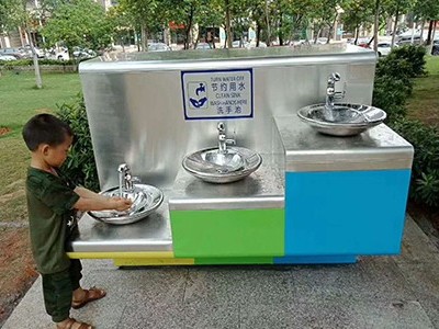 幼兒園用戶外公共洗手臺-圣藍凈水設備公司
