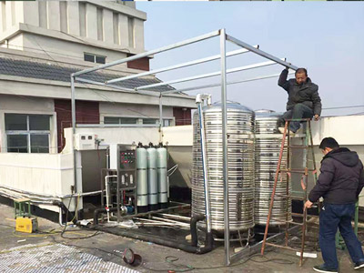 深圳圣藍-純凈水設備安裝現場